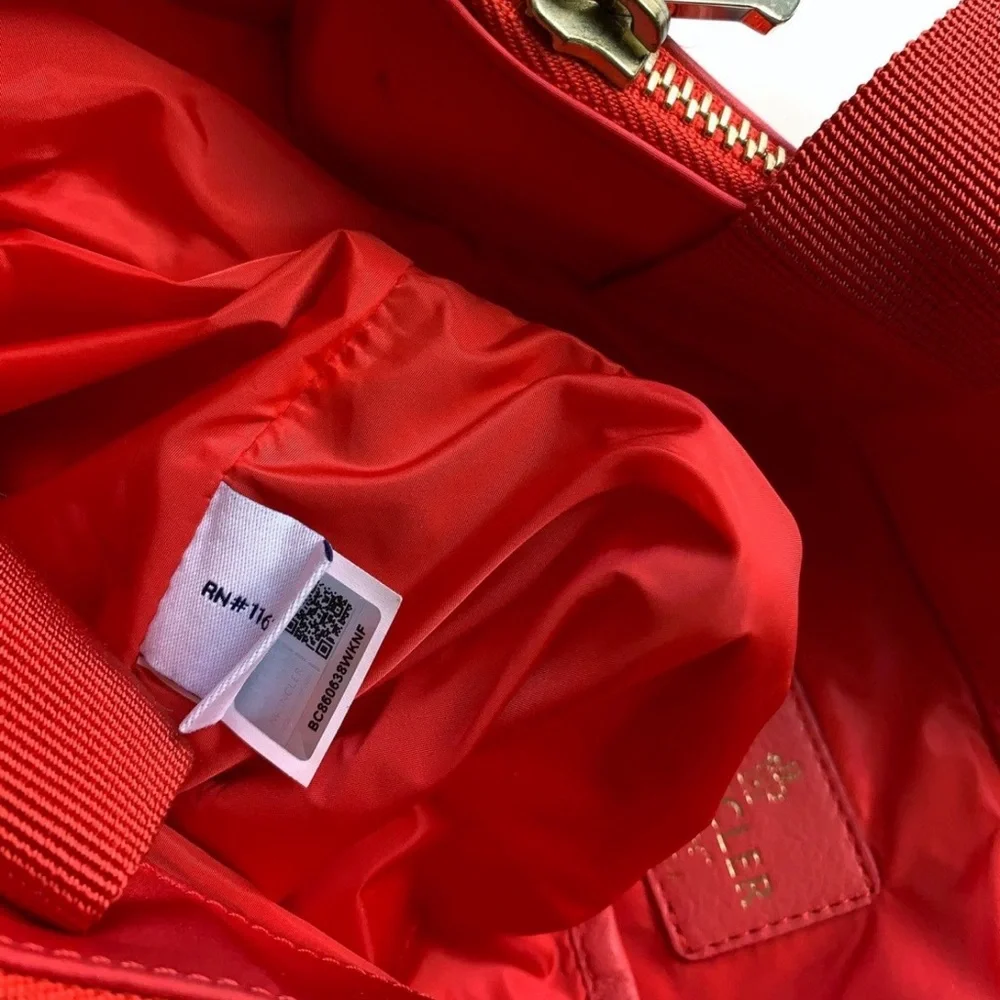Vintage Moncler Red Nylon Cross Body Bag - Picture 5 of 6